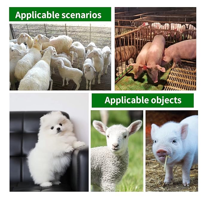 850ML Animal Feeding Bottle with 5 Nipples Lamb Nursing Bottle Feeding Goat Milk Bottle Calf Milk Feeder Bottle for Sheep Lambs Piglets