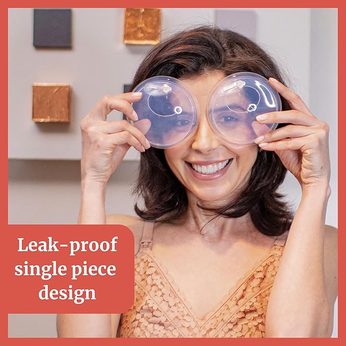 Idaho Jones Breast Milk Collector Shells | Soft Milk Catchers | Don't Waste Your Milk in Nursing Pads, Save it with Milk-A-Save | Recolector de Leche Materna