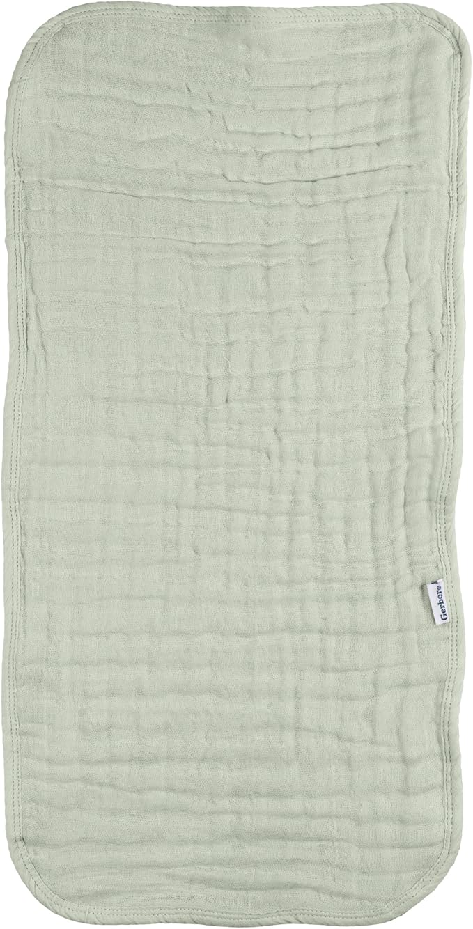 Gerber Baby Unisex Muslin Burp Cloths 5-Pack, Multi Pink Floral, Large Size 20" x 10"