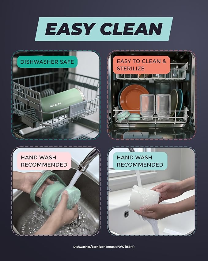 Breast Milk Cooler Bottle-24H Double-Layer Cooling, TSA Approved, 2 Leakproof Bottles & Ice Packs, (Non-Toxic BPA) for Travel, Work, Night Pumping, Gift for New Moms (Green)