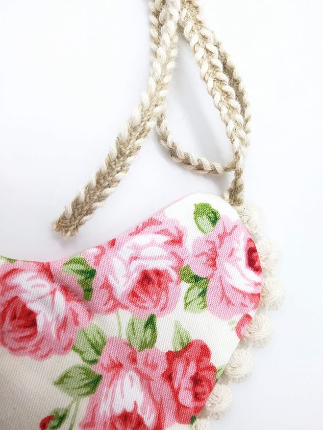 GZMM Baby Bib For Girls,Reversible Waterproof Handmade Natural Cotton Baby Drool Bib 0-12 months 2 Pack