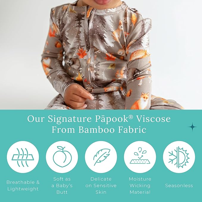 Posh Peanut Convertible Baby Sleepers - Girls Footless Baby Pajamas with 2 Way Zipper for Easy Diaper Changes