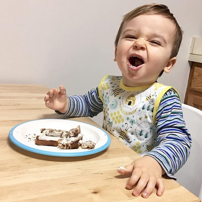 BapronBaby Animal Prints Bapron - No Neck Tie Safer Bib - Baby & Toddler - Soft Waterproof - PVC, BPA & Phthalate Free - 6m+