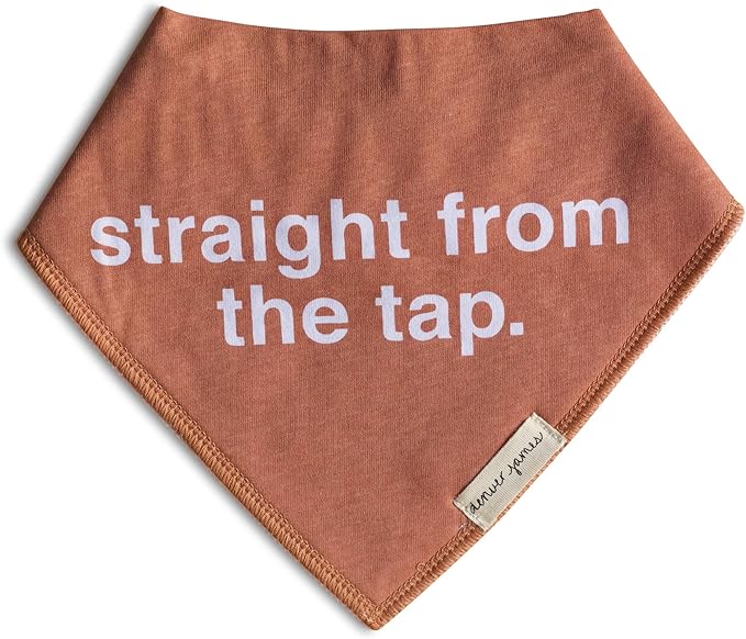 Denver James Bandana Feeding Drool Baby Bib I Soft Organic Cotton I Fleece Back