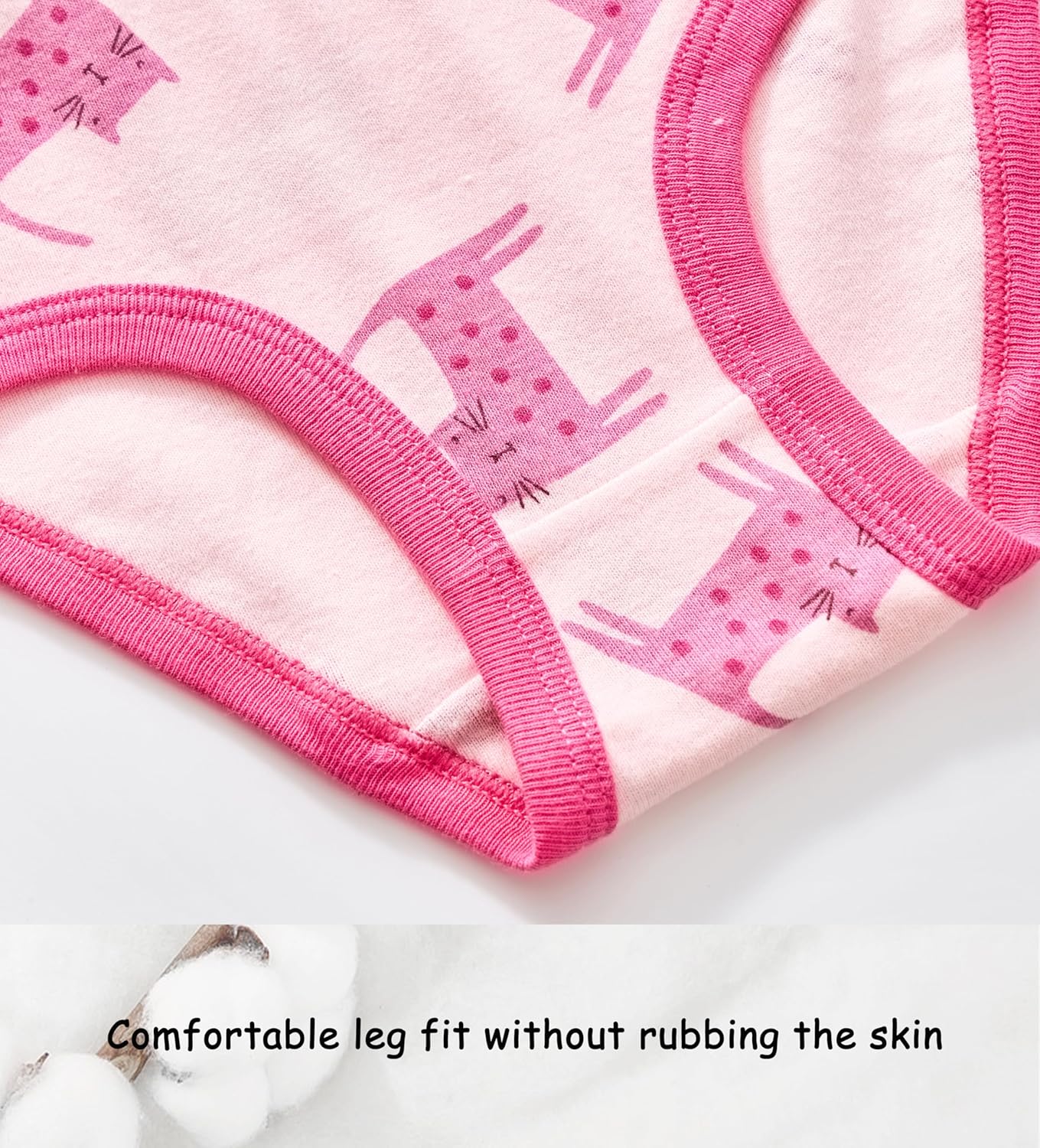 Hahan Girls Soft Panties Toddler Girls Cotton Underwear Kids Briefs