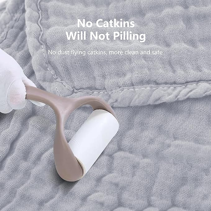 SWEET DOLPHIN 12 Pack Muslin Burp Cloths Large 100% Cotton Hand Washcloths for Baby - Baby Essentials Extra Absorbent and Soft Boys & Girls Milk Spit Up Rags for Newborn Registry - Slate, 20" X10"