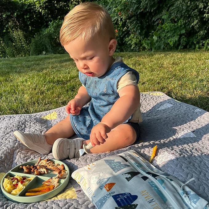 BapronBaby Animal Prints Bapron - No Neck Tie Safer Bib - Baby & Toddler - Soft Waterproof - PVC, BPA & Phthalate Free - 6m+