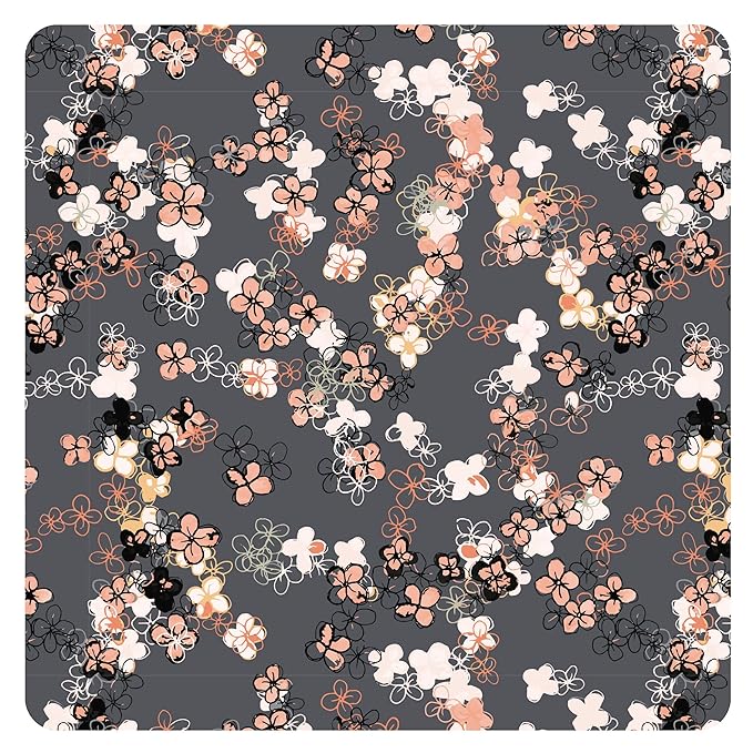 BapronBaby Ditsy Floral Bapron - No Neck Tie Safer Bib for Baby & Toddler - Soft Waterproof Stain Resistant - Machine Washable - Sz Preschool 3-5yrs