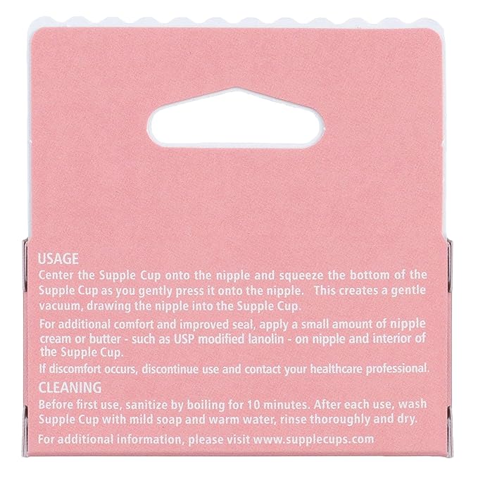 Supple Cups for Flat, Shy and Inverted Nipples (Size 4)