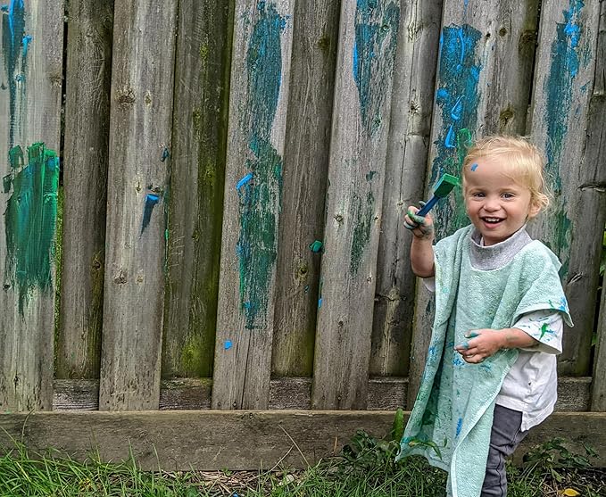 MATZ Terry Towel Slip On Baby Bibs | Full Coverage | Ultra Absorbent 100% Cotton | Pullover For Babies And Toddlers | Feeding Drooling And Teething | Unisex Baby Bib With Soft Ribbed Neck