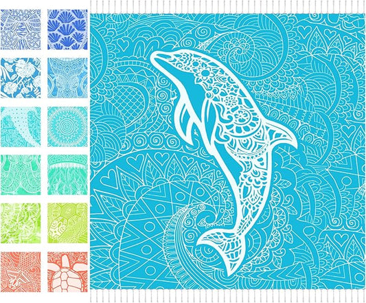 Oversized Turkish Beach Towel Blanket XXL Cotton Sandproof Towels Boho Woven Extra Large Big Sand Free Giant Throw Thick Blankets Huge Quilt XL Picnic Camping Necessities Cloud For Adult Gifts