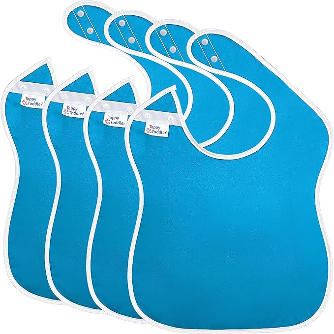 Large Waterproof Bibs Pastel Collection - 4pk, 12pk, 48pk