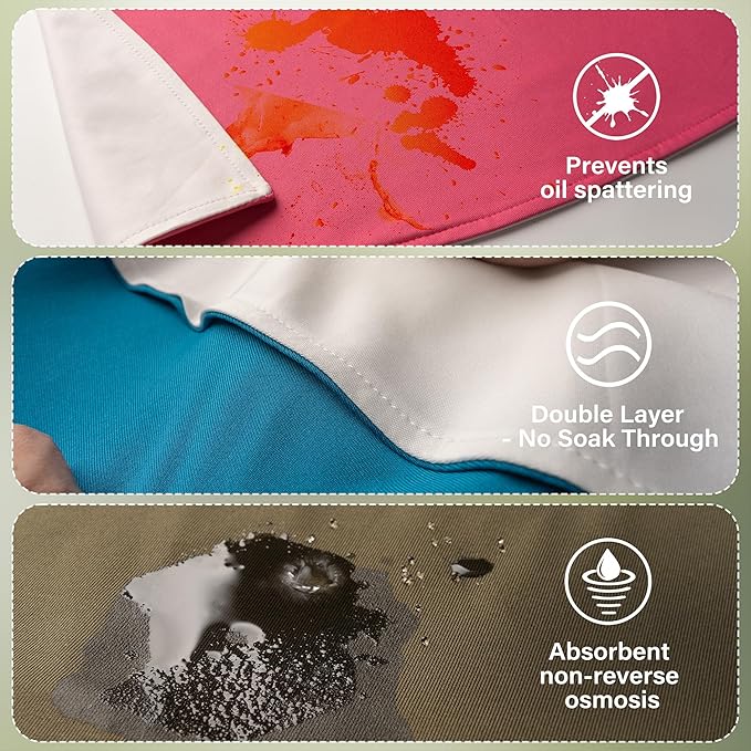 Adult Absorbent Drool Bandana Bibs, Large Soft Bibs Set for Special Needs,Teens,Big Kid 13+ Years Boy Girl Men Women,3 Pack