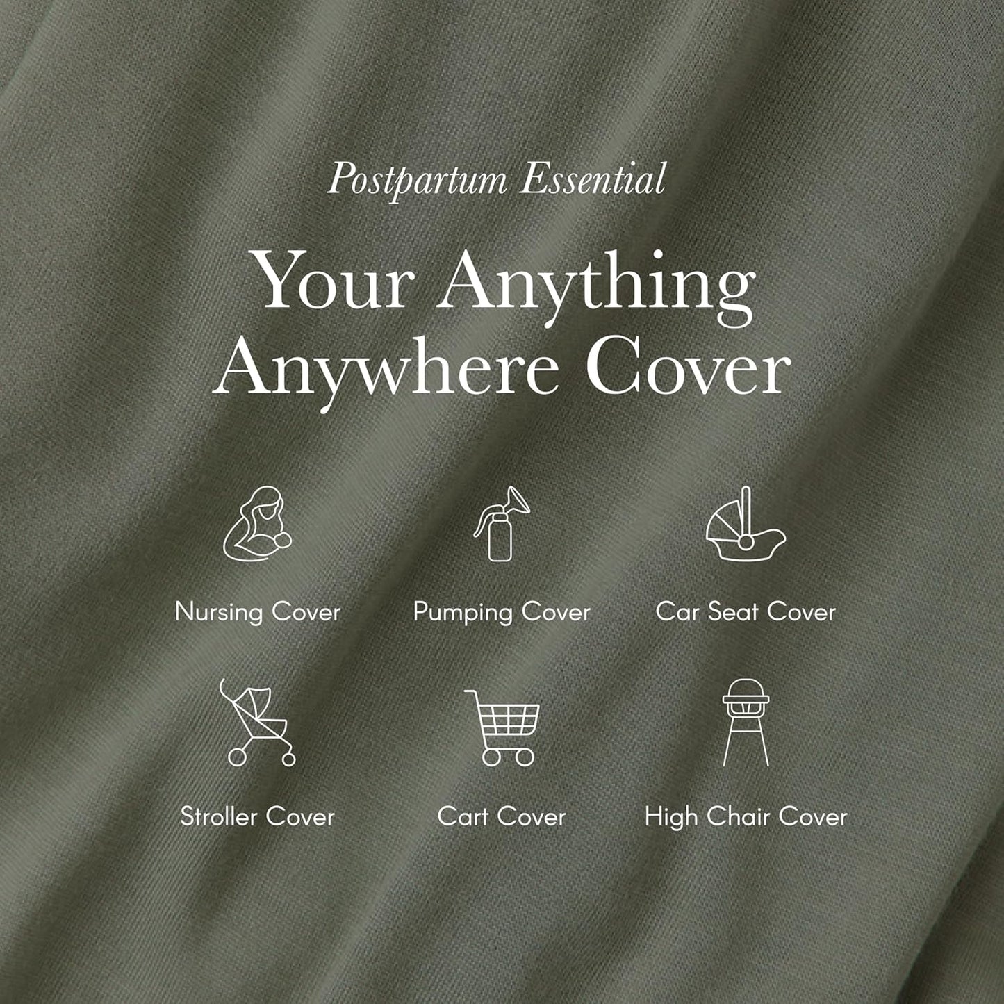 Solly Baby Nursing Cover, Ultra-Breathable, Lightweight Breastfeeding Cover-Up, Buttery-Soft Fabric, Universal Fit, Postpartum Essentials, Newborn Must Haves, Spelt