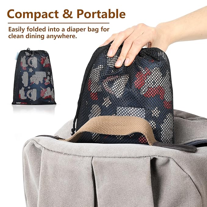 High Chair Cover for Baby Restaurant: Sprouterie Baby High Chair Covers for Restaurant Highchair with Safety Harness Stain and Slip Resistant Waterproof Portable for Outdoor Indoor Eating Unicorn