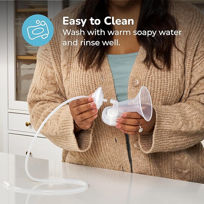 Spectra - Wide Breast Shield Set for Breast Milk Pumps - Large 28mm