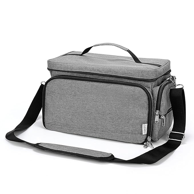 Breast Pump Bag Fit for Spectra S1 and S2, Breast Pump Storage Bag with Waterproof Mat Pumping Bag for Moms Work Travel, Grey