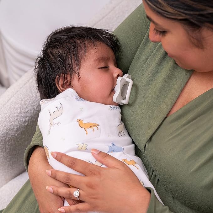 HALO 100% Cotton Sleepsack Swaddle, 3-Way Adjustable Wearable Blanket, TOG 1.5, Forest Friends, Small, 3-6 Months