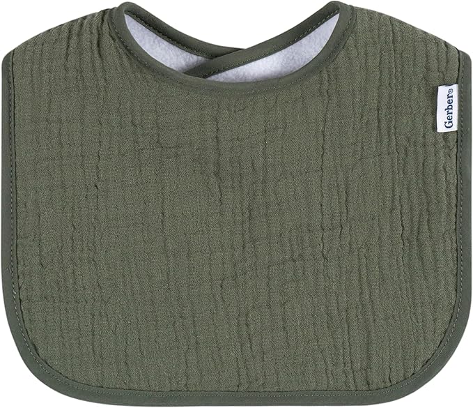 Gerber Unisex Baby Muslin 8 Pack Drooling Bibs