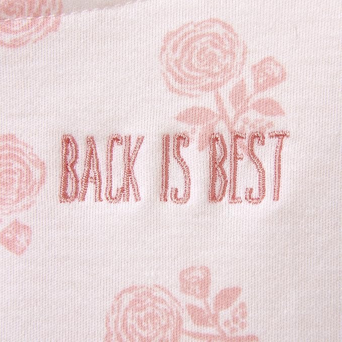 HALO 100% Cotton Sleepsack Swaddle, 3-Way Adjustable Wearable Blanket, TOG 1.5, Watercolor Rose Toss Blush, Newborn, 0-3 Months